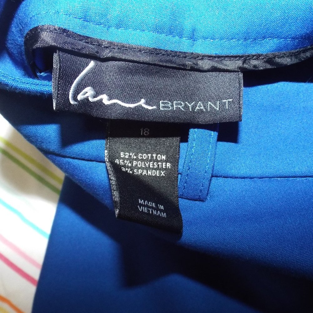 Bright Blue Work Slacks - Picture 4 of 5